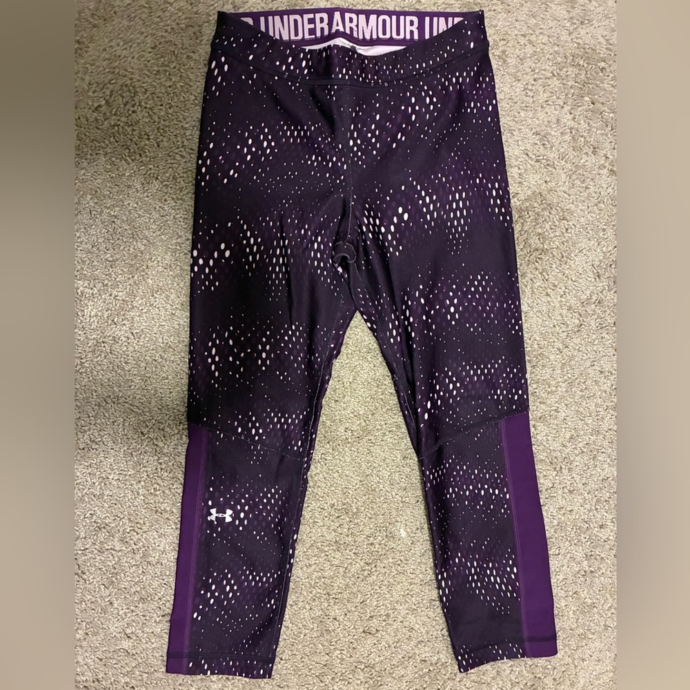 Under Armour Purple Leggings Small